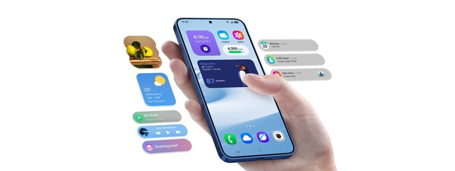 Samsung Galaxy S25 5G Now Bar